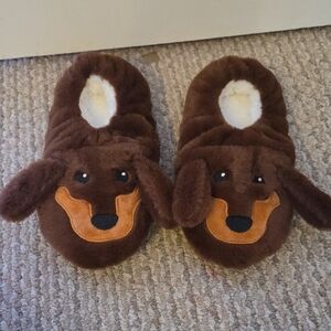 Brown Dog Slippers